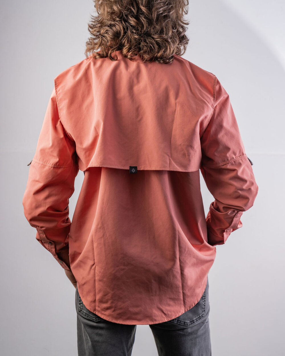 Camisa Manga Larga Salmon